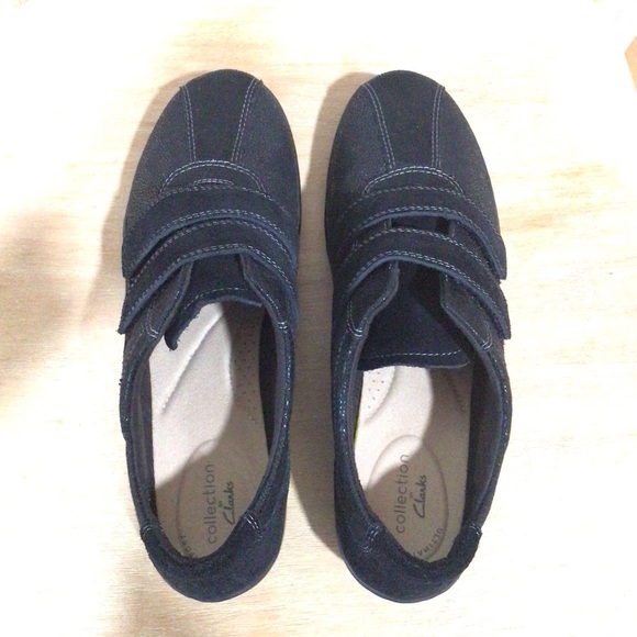 Clarks Womens Cora Dream Leather Black Comfort Sneakers Size 8 - Picture 3 of 9